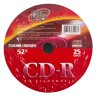 Диск CD-R VS, 700 Мб, 52x, Bulk (термоусадка без шпиля), КОМПЛЕКТ 25 шт., VSCDRSH2501, 513998