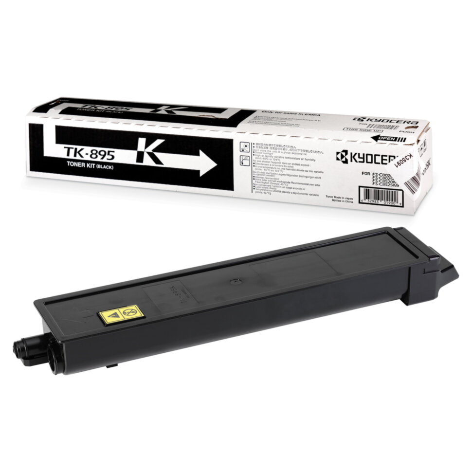 Тонер-картридж KYOCERA (TK-895K) FS-C8020MFP/C8025MFP/C8520MFP/C8525MFP, черный, оригинальный, ресурс 12000 страниц, 1T02K00NL0, 320580