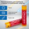 Батарейки солевые "мизинчиковые" КОМПЛЕКТ 10+1 шт., CROMEX (КРОМЕКС) Super Heavy Duty, AAA (R03, 24A), блистер, 456257, 456257